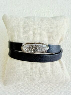*Marcasite Focal Charm Bracelet* KEEP COLLECTIVE Retired Statement Piece